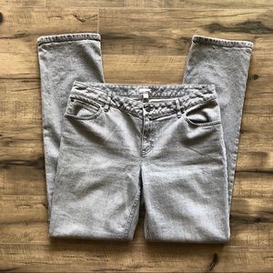 J. Jill Light Washed Slim Leg Jeans